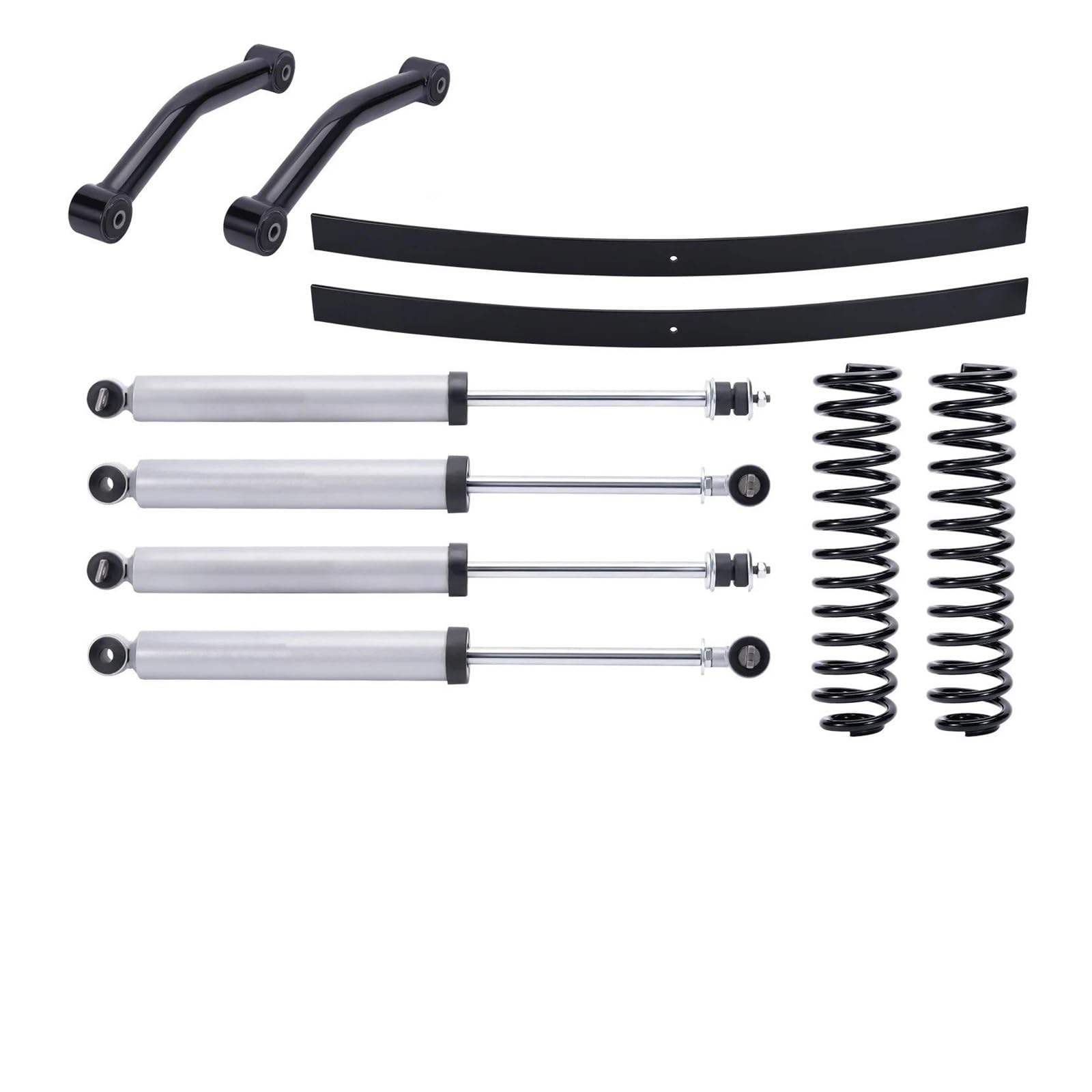 Auto-Stoßdämpfer Für Jeep Für Cherokee XJ 1984-2001 4,5" Suspension Lift Kit & Add-a-Blattfedern Crawler Stoßdämpfer von TASEKI