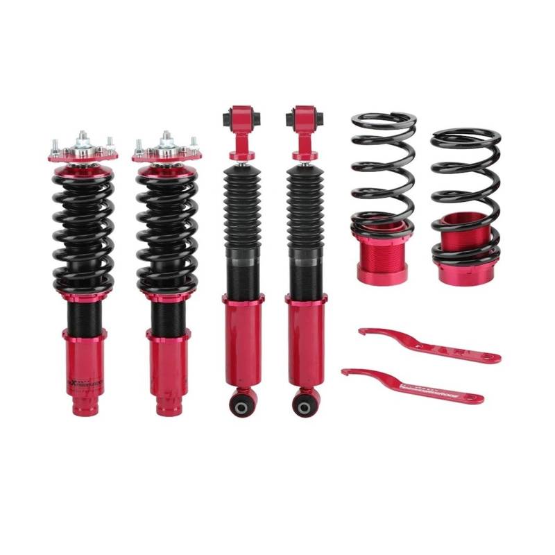 Auto-Stoßdämpfer Für Mazda Für Mazda6 2003-2007 Gewindefahrwerk Kit Einstellbare Höhe Schock Spule Frühling Streben Rot Crawler Stoßdämpfer von TASEKI