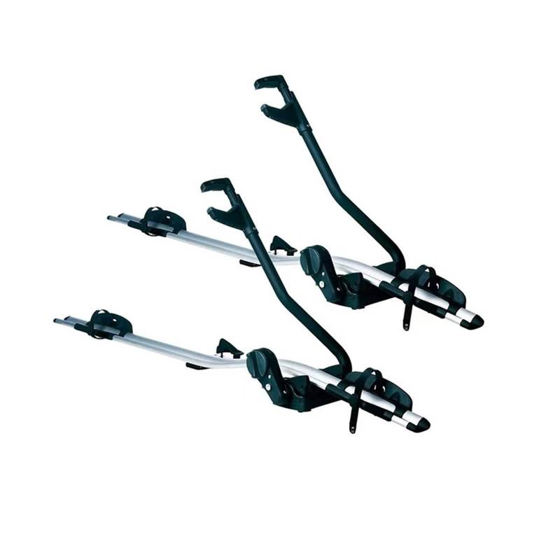 Dach Rack Gepäck Auto-Fahrradträger, Dach-Fahrradhalter, Auto-Mountainbike-Träger, Einzelrahmen, Aluminium-Legierung, Fahrradrahmen, Auto-montierter Dach-Reiseträger Dachreling Dachträger(2pcs) von TASEKI