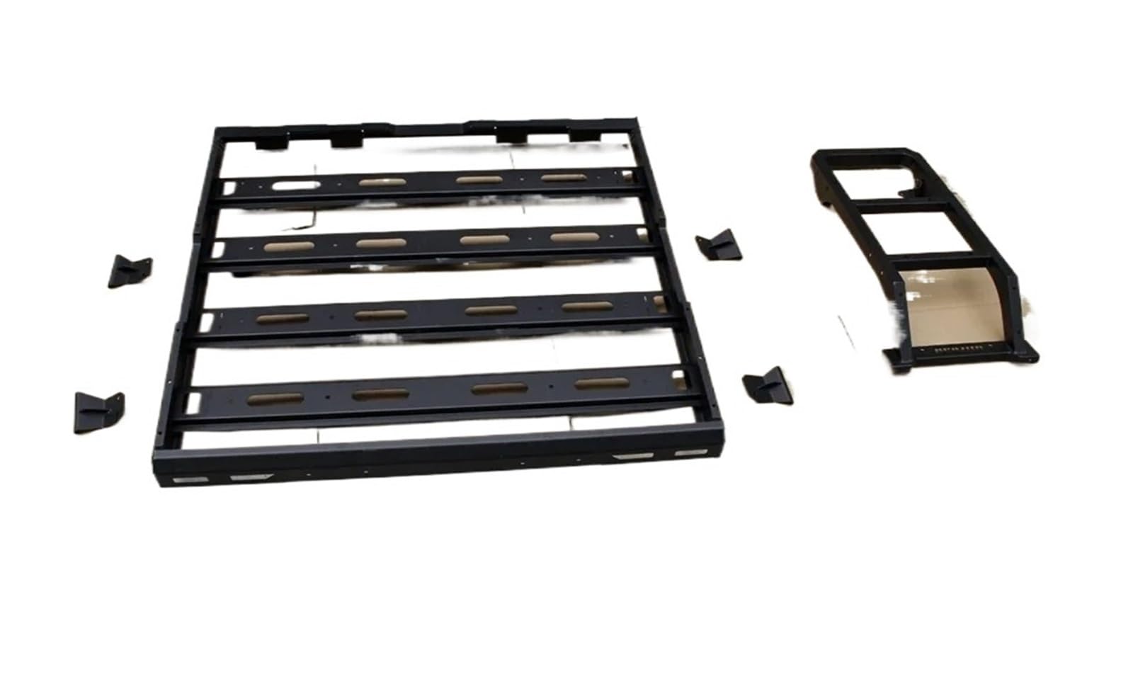 Dach Rack Gepäck Für Ford Für Bronco 2021 2022 2023 2024 Dach Racks Für Top Dach Rack Schiene Gepäck Kreuz Bar Boxen Leiter Schritt Leiter Dachreling Dachträger(Ladder Boxes) von TASEKI