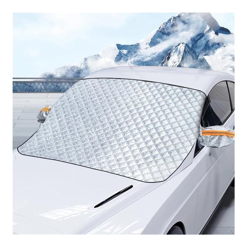 Frontscheibenabdeckung Auto Frontscheibe Abdeckung Windschutzscheibe Schatten Staubschutz Anti Schnee Frost EIS Schild Auto Windschutzscheibenabdeckung Autoscheibenabdeckung(225x120cm) von TASEKI