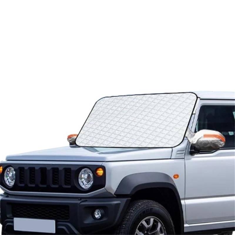 Frontscheibenabdeckung Auto Frontscheibe Schnee Schild Schatten Für Suzuki Für Jimny Importiert Kleine SUV Winter wasserdichte EIS-Frost Sonnenschirm Abdeckung Autoscheibenabdeckung von TASEKI