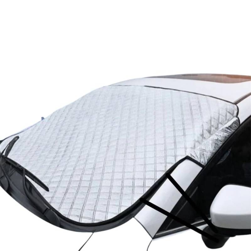 Frontscheibenabdeckung Auto Frontscheibe Sonnenschutz Schnee Abdeckung Auto Außen Teil wasserdichte Auto Schutz Abdeckungen Für EIS Frost Outdoor Autoscheibenabdeckung von TASEKI