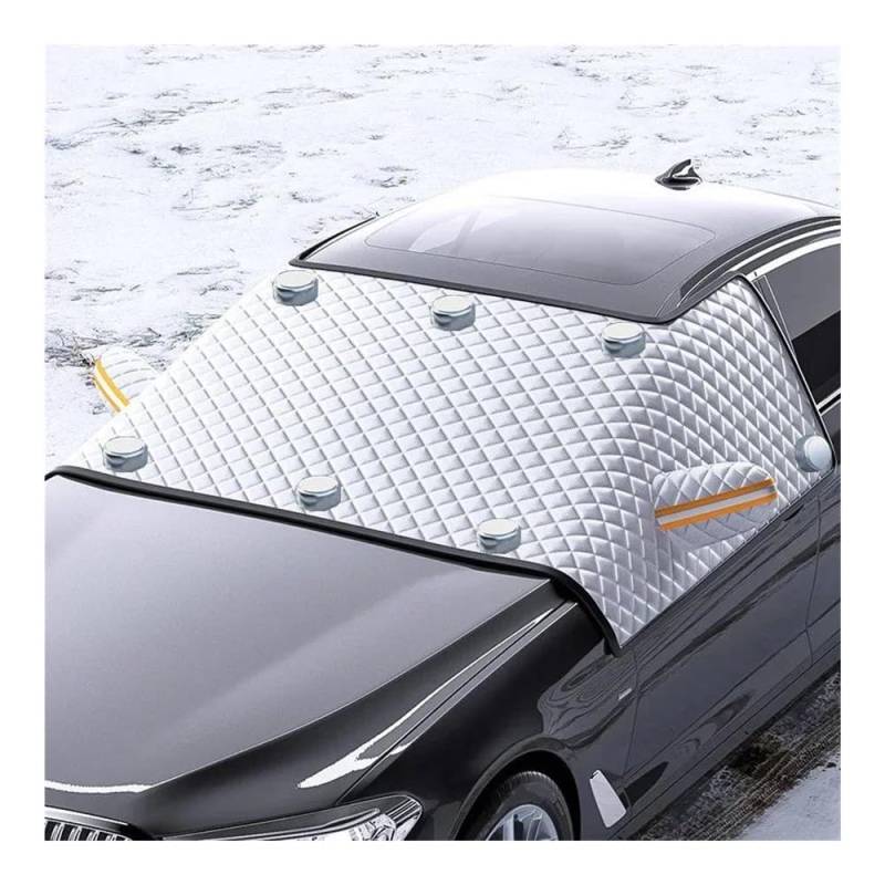 Frontscheibenabdeckung Auto-Schneeabdeckung Für Auto Wasserdicht Windschutzscheiben-Sonnenschutz EIS Frost Staub Outdoor-Schutzhüllen Autoscheibenabdeckung(265 * 155cm) von TASEKI