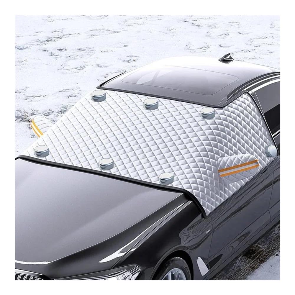 Frontscheibenabdeckung Auto-Schneeabdeckung Für Auto Wasserdicht Windschutzscheiben-Sonnenschutz EIS Frost Staub Outdoor-Schutzhüllen Autoscheibenabdeckung(280 * 175cm) von TASEKI