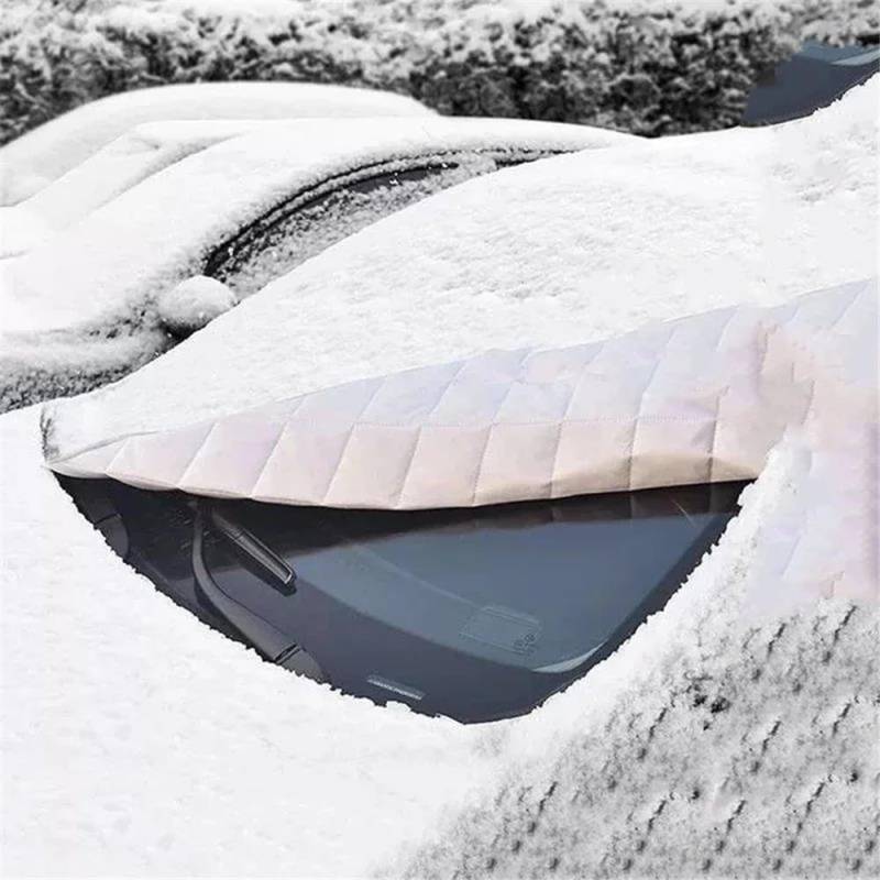 Frontscheibenabdeckung Sonnenschutz Schutz Winter Auto Schnee Schild Schatten Frontscheibe Anti-Frost Frostschutz Sonnenschutz Abdeckung Auto Außen Zubehör Autoscheibenabdeckung(5 Magnetic) von TASEKI