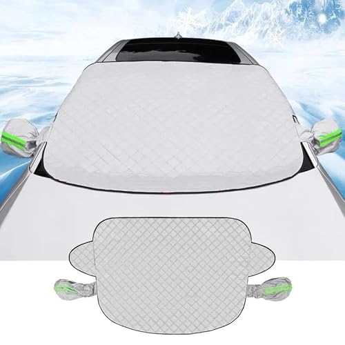 Frontscheibenabdeckung Universal Auto Frontscheibe Abdeckung Auto Sonnenschutz Schnee EIS Schutz Abdeckung Winter Sommer Auto Windschutzscheibe Sonnenschirm Autoscheibenabdeckung(B Style 1PC) von TASEKI