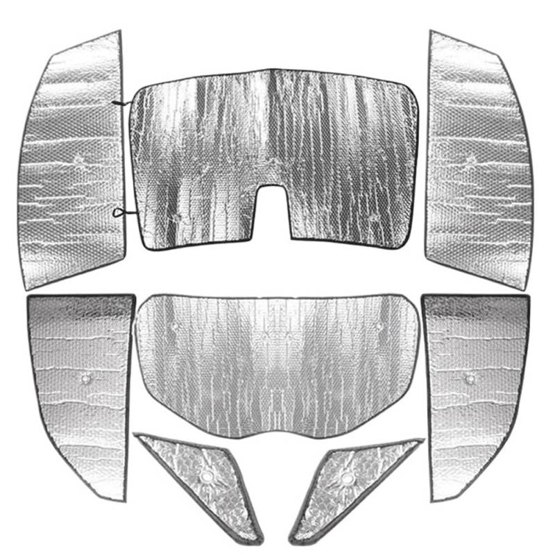 Frontscheibenabdeckung Vorne Hinten Fenster Sonnenschutz Visier Für CHR Für C-HR XA10 2018 2019 2020 2021 2022 Auto Aluminium Folie Windschutzscheibe Sonnenschutz Zurück Autoscheibenabdeckung von TASEKI