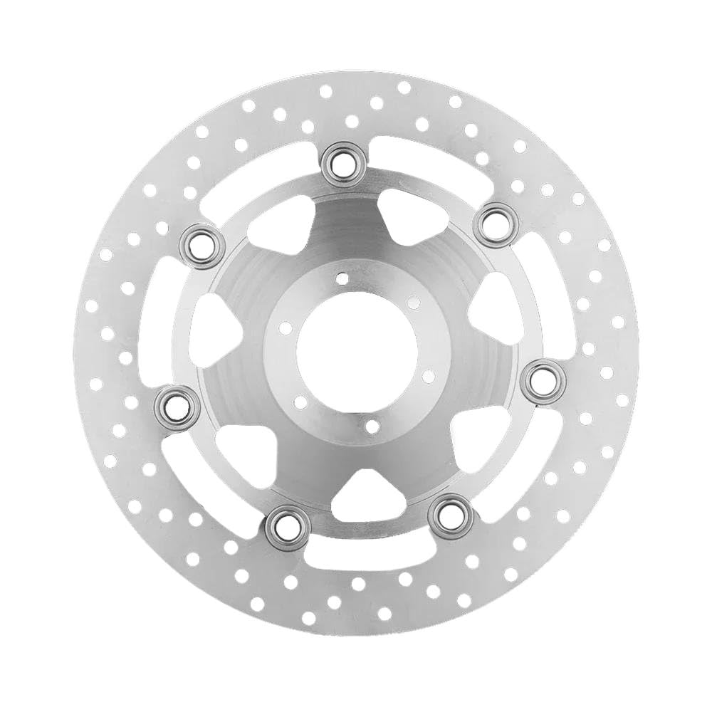 Motorrad Scheibenbremse Für 1800 GL1800 2000-2019 Für Goldwing Motorrad Bremsscheibe Vorne Zubehör Für GL 1800 2006 2007 2008 2009 2010 Bremsscheibe(Sliver) von TASEKI