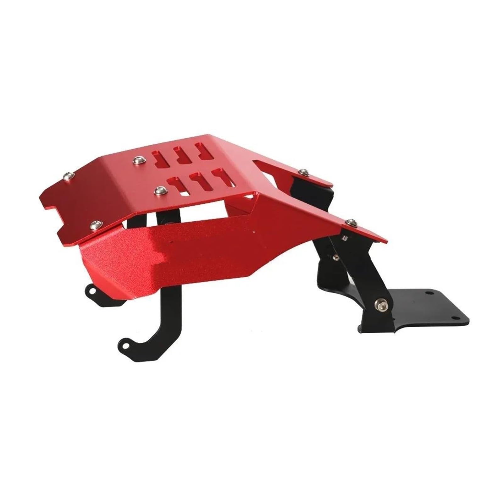 Motorschutz Chassis Für Monkey 125 2019-2023 5-Gang-Getriebe Motorrad-Vorderschutzplatte Motorschutzrahmenschutz Unterfahrschutz für Motorräder(GROM 22-23 RED) von TASEKI