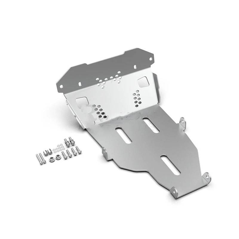 Motorschutz Chassis Für Voge Für Valico 300 Für Rally 2023 2024 2025 Motorradzubehör Skid Plate Bash Rahmenschutz Motorchassis Guards Abdeckungen Unterfahrschutz für Motorräder(Silber) von TASEKI