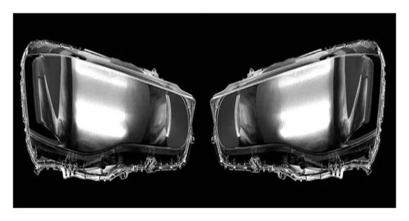 Scheinwerfer Shell Lens Für Mitsubishi Für Outlander 2010-2012 Auto Front Scheinwerfer Shell Scheinwerfer Transparent Glas Lampenschirm Objektiv Lampenschirm(Left and Right) von TASEKI