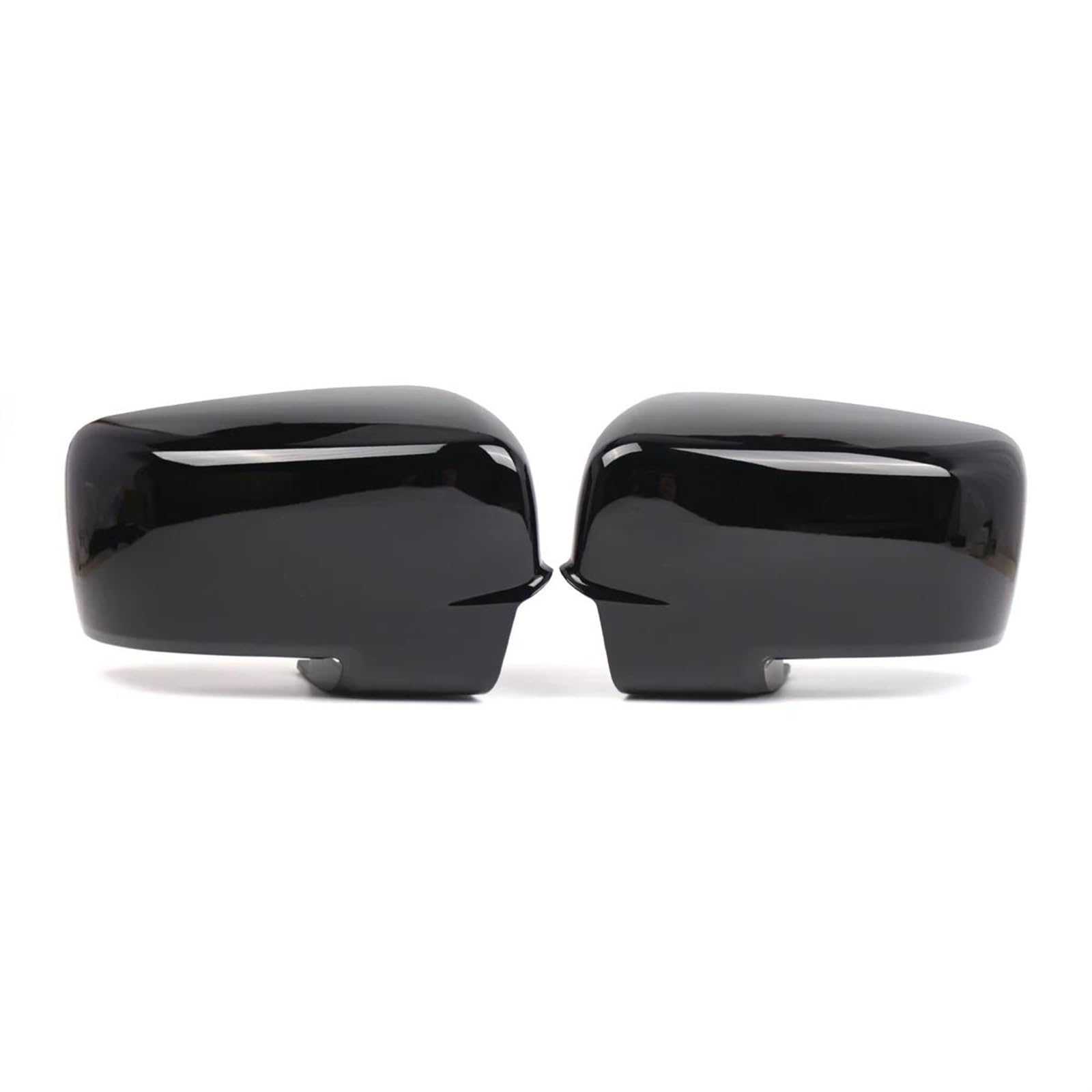 Tür Außenspiegelkappe Für Dodge Ram 1500 2009-2012 Links Rechts Auto Hinten Spiegel Abdeckung Shell Cap Gehäuse Ersatz Spiegelabdeckungen(Pair Gloss Black) von TASEKI