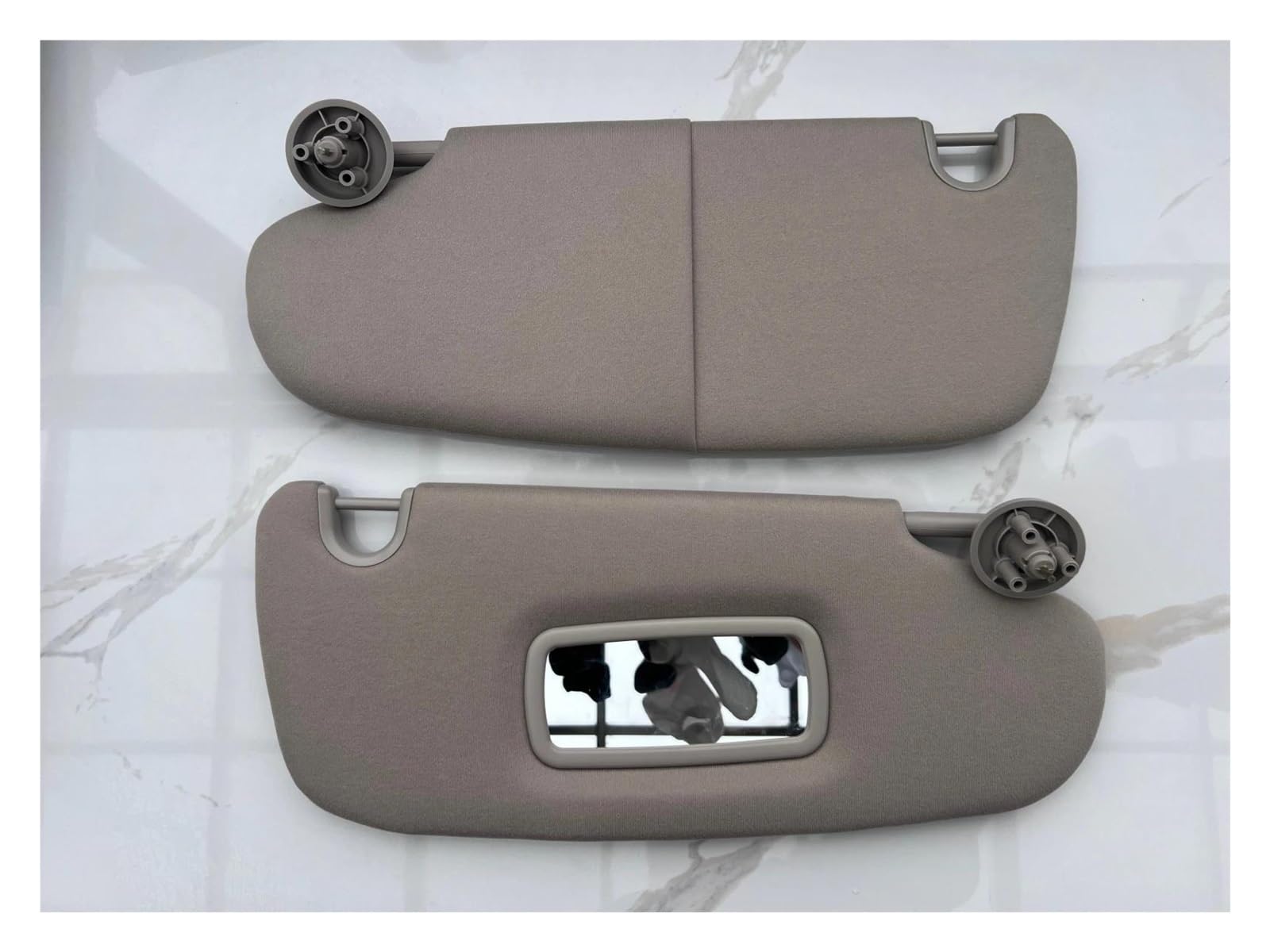 Vordere innere Sonnenblende Für Dodge Ram 1500 2500 3500 02–09 Rechte Beifahrerseite Mit Spiegel Beige Sonnenblende Auto Innen Sonnenblende(1set Beige) von TASEKI