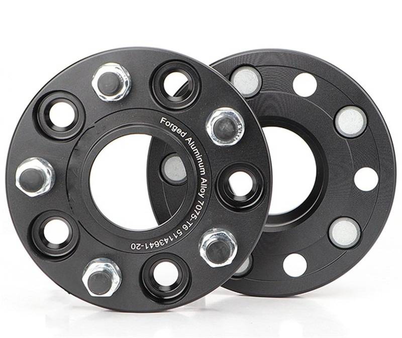 Spurverbreiterung 2 Stück 15/20Mm Adapter Auto-Raddistanzscheiben PCD 5 X 114,3 CB 64,1Mm 5 Lug Universal Hubcentric Wheels Spacer Auto-Rad-Distanzscheiben Unterlegscheiben Dekorationsteile(2PCS 40MM) von TATARENGS