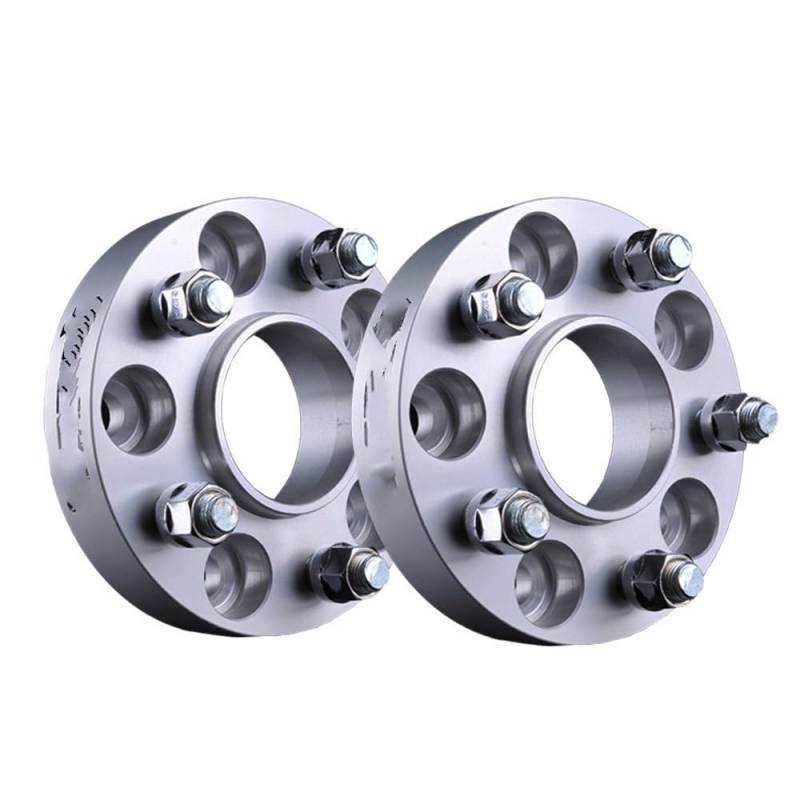 Spurverbreiterung Kompatibel Mit Mercedes Für Benz 2 Stück Spurverbreiterungen 5 X 112 CB 66,6 Mm, Felgenadapter, Auto-Hubzentrische Räder, Distanzscheiben-Modifikation, Zubehör(2pcs Spacer 25mm-SR) von TATARENGS