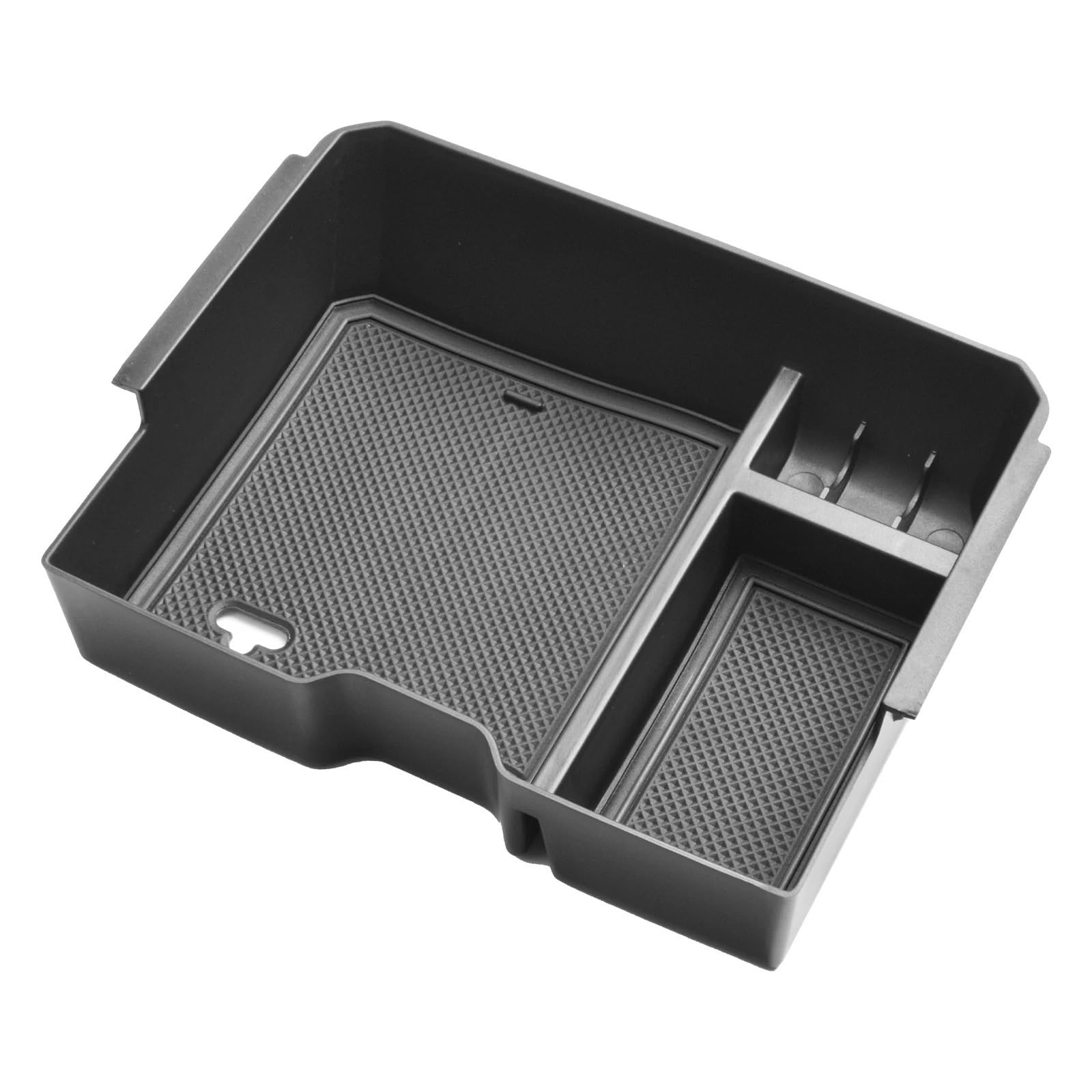 TATARENGS Aufbewahrungsbox Armlehne Kompatibel Mit Ford Für Ranger XL XLT 2024, Auto-Innenraum-Mittelkonsolen-Organizer-Tablett, Armlehnen-Aufbewahrungsbox, Armlehnen-Organizer-Tablett(Black Line) von TATARENGS