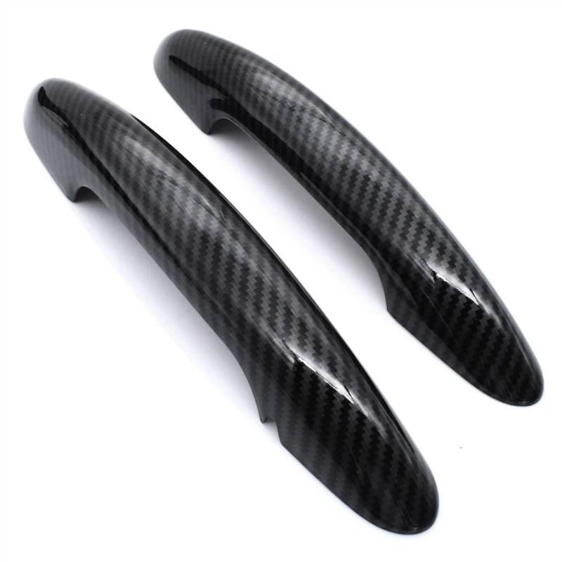 TATARENGS Außentürgriffe Abdeckung Kompatibel Mit Mini Für Coopers Für F54 F55 Für F60 F56 F57 Außentürgriff Schutzhülle Auto-Styling-Zubehör 2 Stück(Carbon Fiber) von TATARENGS