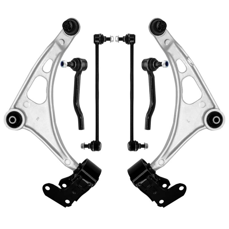 TATARENGS Auto Querlenker Kompatibel Mit Acura Für MDX 2014 2015 2016 2017 2018 2019 2020 6 Stück Front Lower Arm Sway Bar Link Spurstange MS601229 MS601230 von TATARENGS