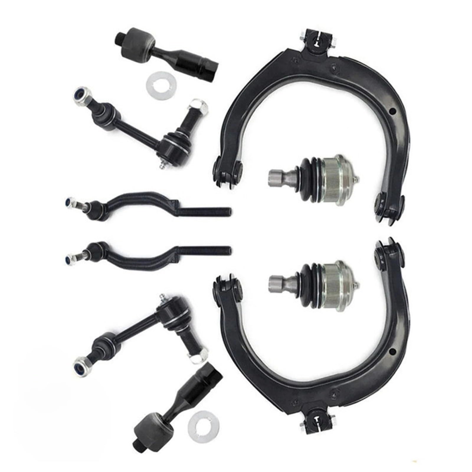 TATARENGS Auto Querlenker Kompatibel Mit Buick Für Rainier 2004 2005 2006 2007 K640294 K640293 Auto Vorne Oben Querlenker Kugelgelenke Sway Bar End Link Suspension Set von TATARENGS