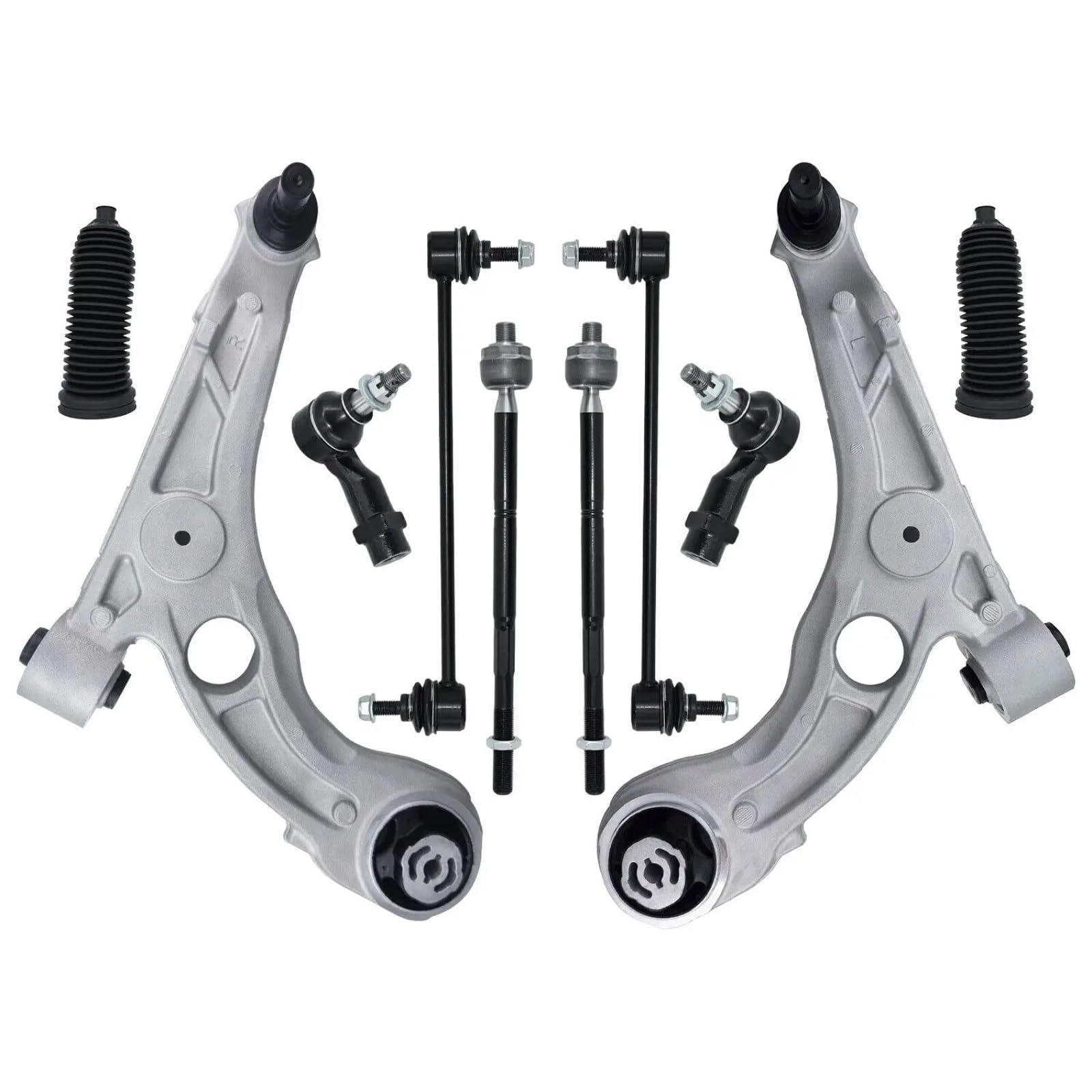 TATARENGS Auto Querlenker Kompatibel Mit Chrysler Für 200 2015 2016 2017 OEM: K622965 K622964 K750691 Auto-Vorderradaufhängung, Querlenker, Stabilisator, Spurstangenmanschette von TATARENGS