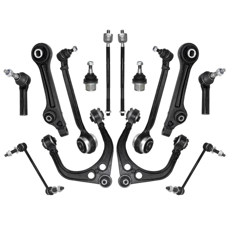 TATARENGS Auto Querlenker Kompatibel Mit Dodge, Für Magnum 2005–2008, Für Charger 2006–2010, Für Challenger 2008–2010, Auto-Querlenker-Set Die Vordere Obere Und Untere Aufhängung K80823 Und K80822 von TATARENGS