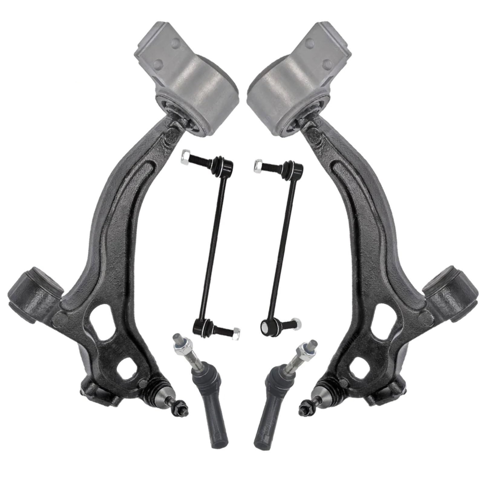 TATARENGS Auto Querlenker Kompatibel Mit Ford Für Flex 2013-2016 Für Taurus 2013-2019 Auto Front Lower Arm Stabilisator Link Äußere Krawatte Stange Kit K622916 K622917 von TATARENGS