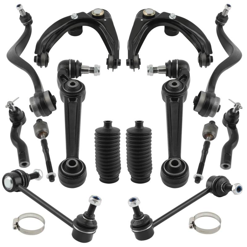 TATARENGS Auto Querlenker Kompatibel Mit Ford Für Fusion 2007 2008 2009 Für Fusion Sport 2010 14-teiliges Vorderes Oberes Unteres Querlenker-Stabilisator-Set K620149 K620492 K620493 von TATARENGS