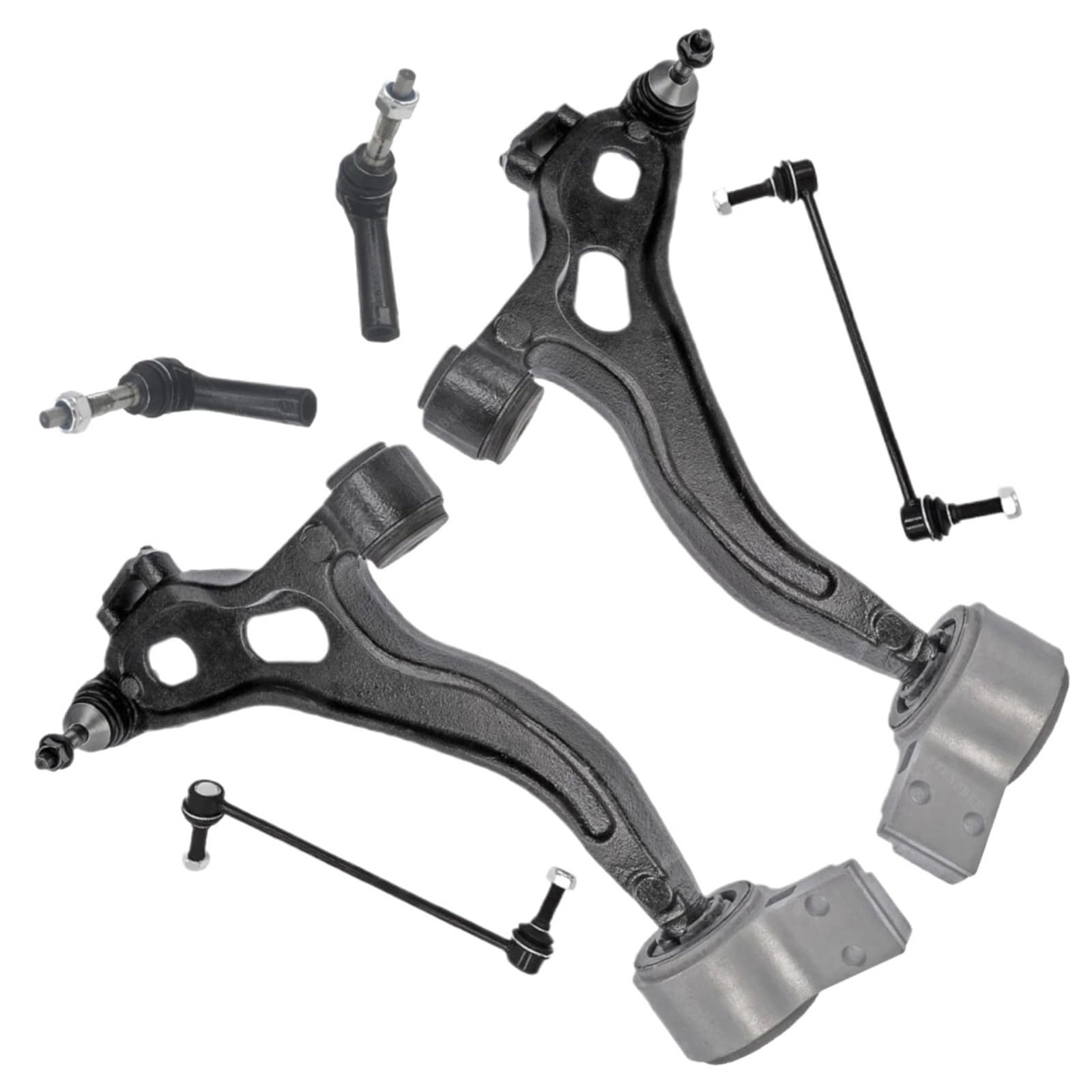 TATARENGS Auto Querlenker Kompatibel Mit Ford Für Taurus Für Flex 2010 2011 2012 Auto Front Lower Arm Sway Bar Link Äußere Krawatte Stange Kit MS401122 MS401121 K750388 von TATARENGS