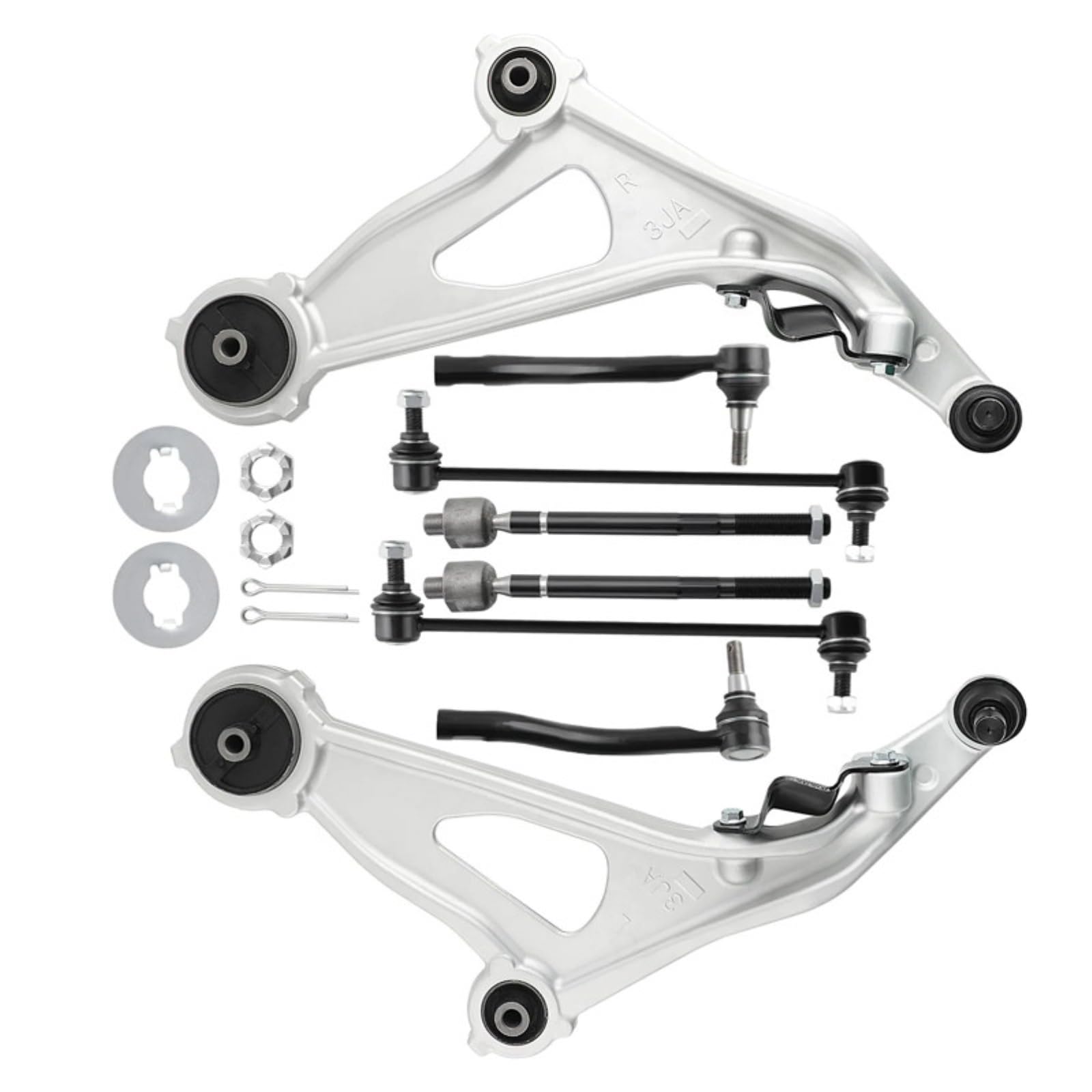 TATARENGS Auto Querlenker Kompatibel Mit Infiniti Für JX35 2013 Für QX60 2014 2015 2016 2017 2018 2019 2020 2021 2022 Auto Vorne Untere Querlenkeraufhängung 546683JA0A 546683JA0B von TATARENGS