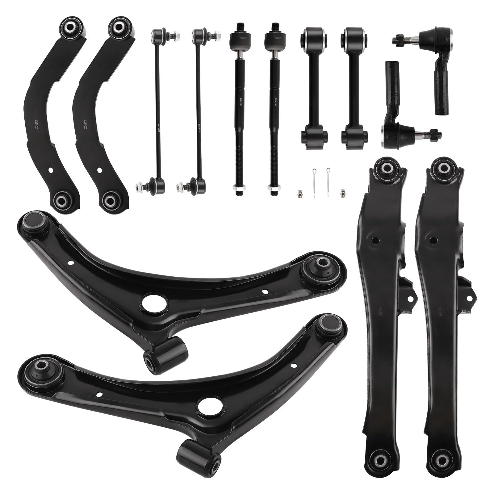 TATARENGS Auto Querlenker Kompatibel Mit Jeep Für Compass 2007–2016 Für Patriot 2007–2017 OEM: MS251007 K80258 ES800408 EV80645 Autoaufhängung Wishbone Control Arm Kit von TATARENGS