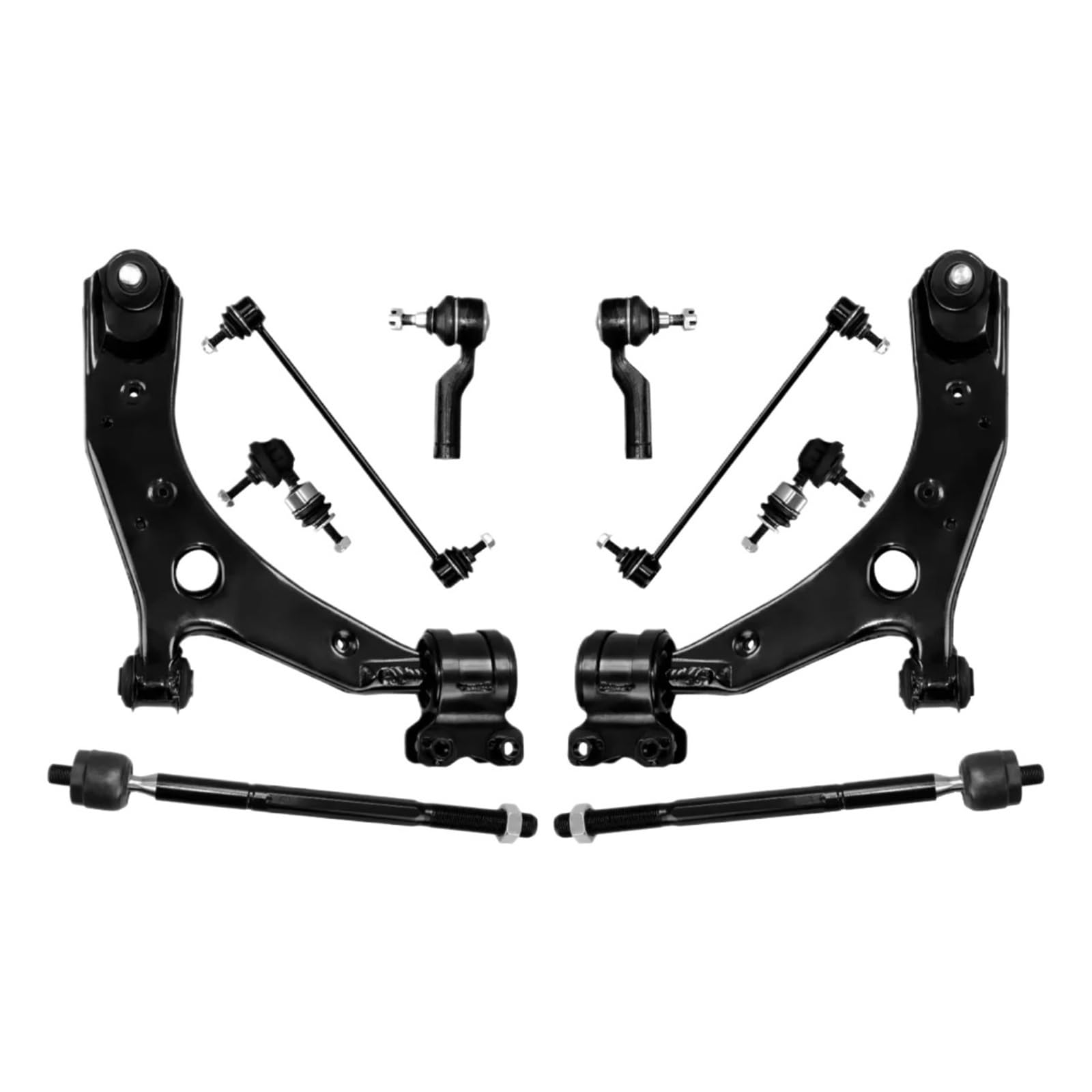 TATARENGS Auto Querlenker Kompatibel Mit Mazda 3 2004–2009, Für Mazda 5 2006–2014, 10 Stück, Vordere Untere Querlenker, Stabilisator-Link-Kits K620040 K620041 K80235 K80867 von TATARENGS