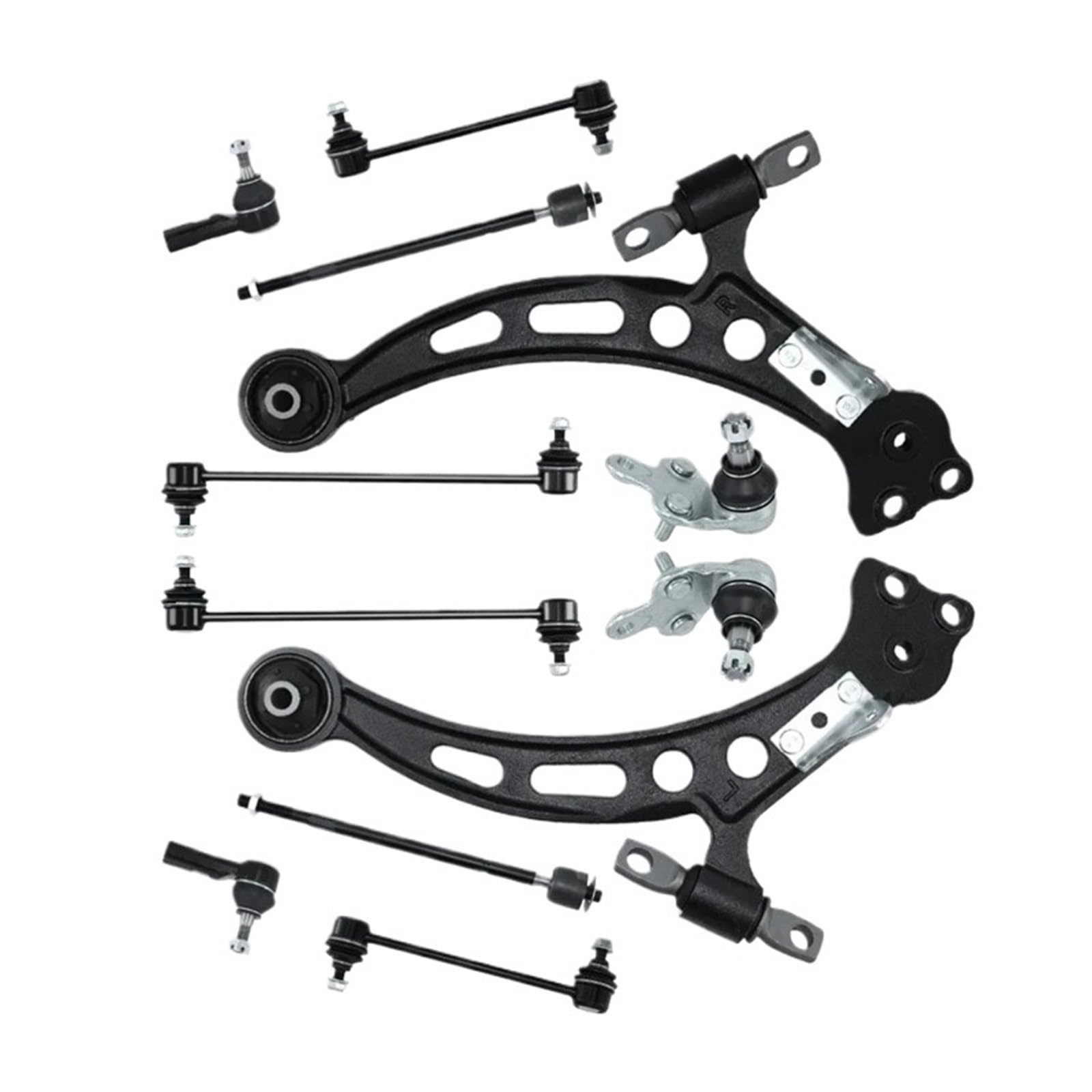 TATARENGS Auto Querlenker Kompatibel Mit Toyota Für Avalon 1997 Für Camry 1997 1998 1999 2000 2001 Auto Front Lower Arm Sway Bar Links Spurstangen-Kits K620052 K620051 von TATARENGS