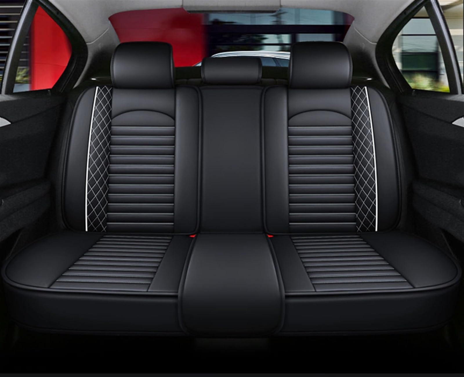 TATARENGS Automobilinnenraum Kompatibel Mit Hyundai Ix25 Ix35 I30 Für Elantra, Autositzbezug, Schutz Für Vier Jahreszeiten, Dekorativer Sitzbezug(B,2) von TATARENGS