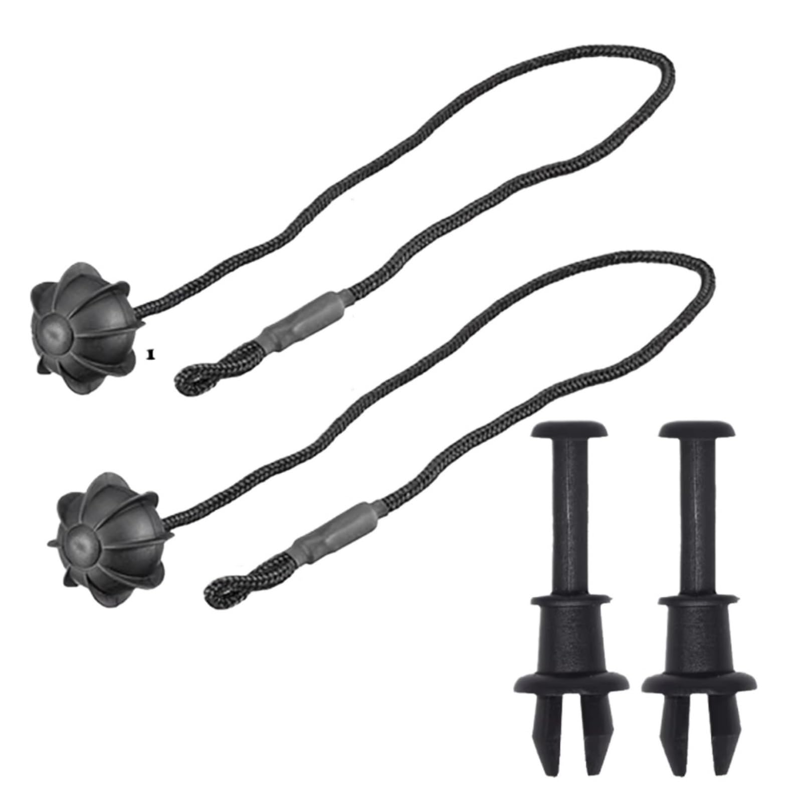 TATARENGS Heckablage Strap Kompatibel Mit Q2 2018 2019 2020 2021 2022. Hinterer Kofferraum Für Fracht Hutablage Schnurhalter Pivot Cord Hanger Z5867769 5E5863634 6V6863634 von TATARENGS