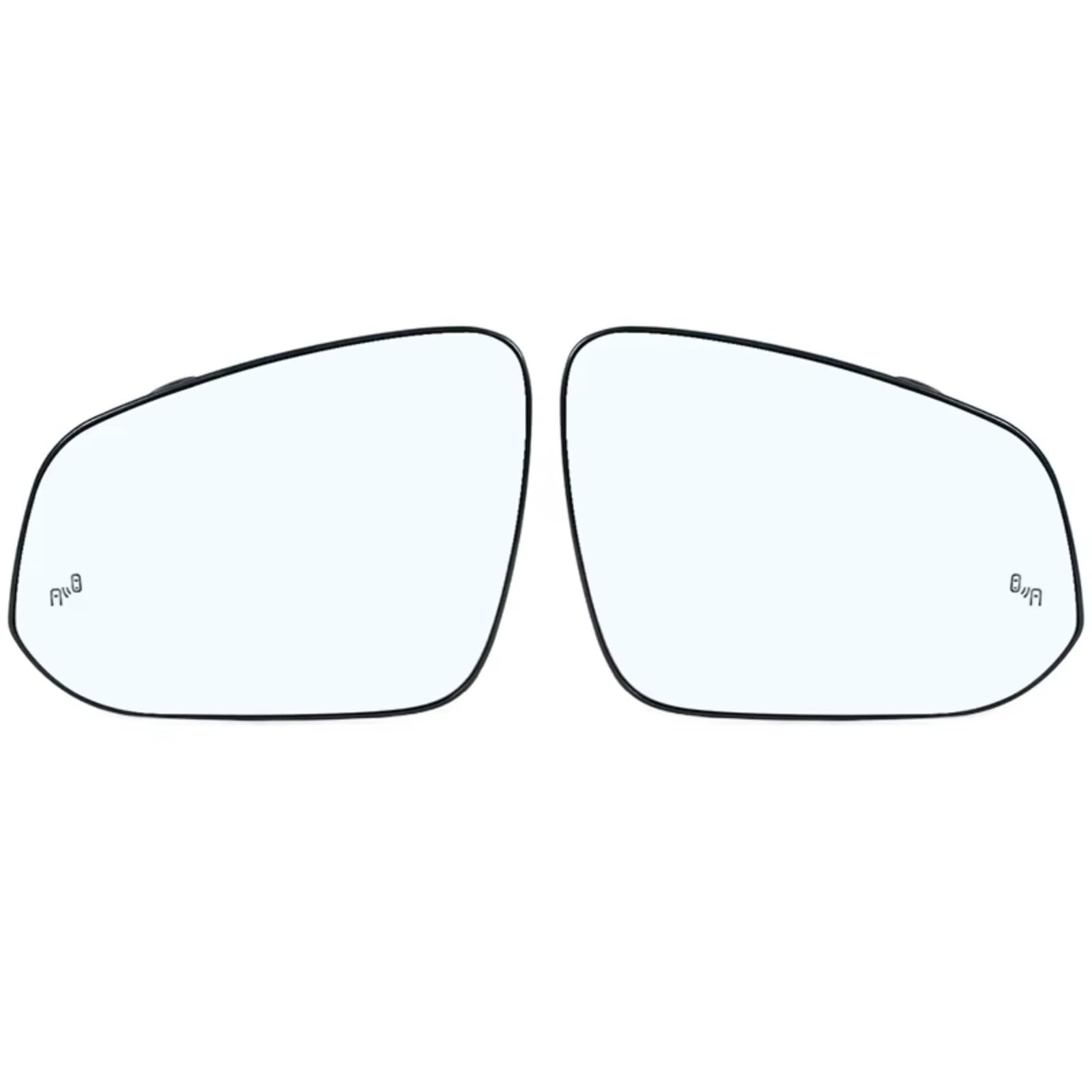 TATARENGS Kompatibel Mit Toyota Für Rav4 2014 2015 OEM: 4M0857535G 4M0857536G Auto-Seitenspiegelglas, Autozubehör, Rückspiegel-Glaslinse(1 Pair) von TATARENGS