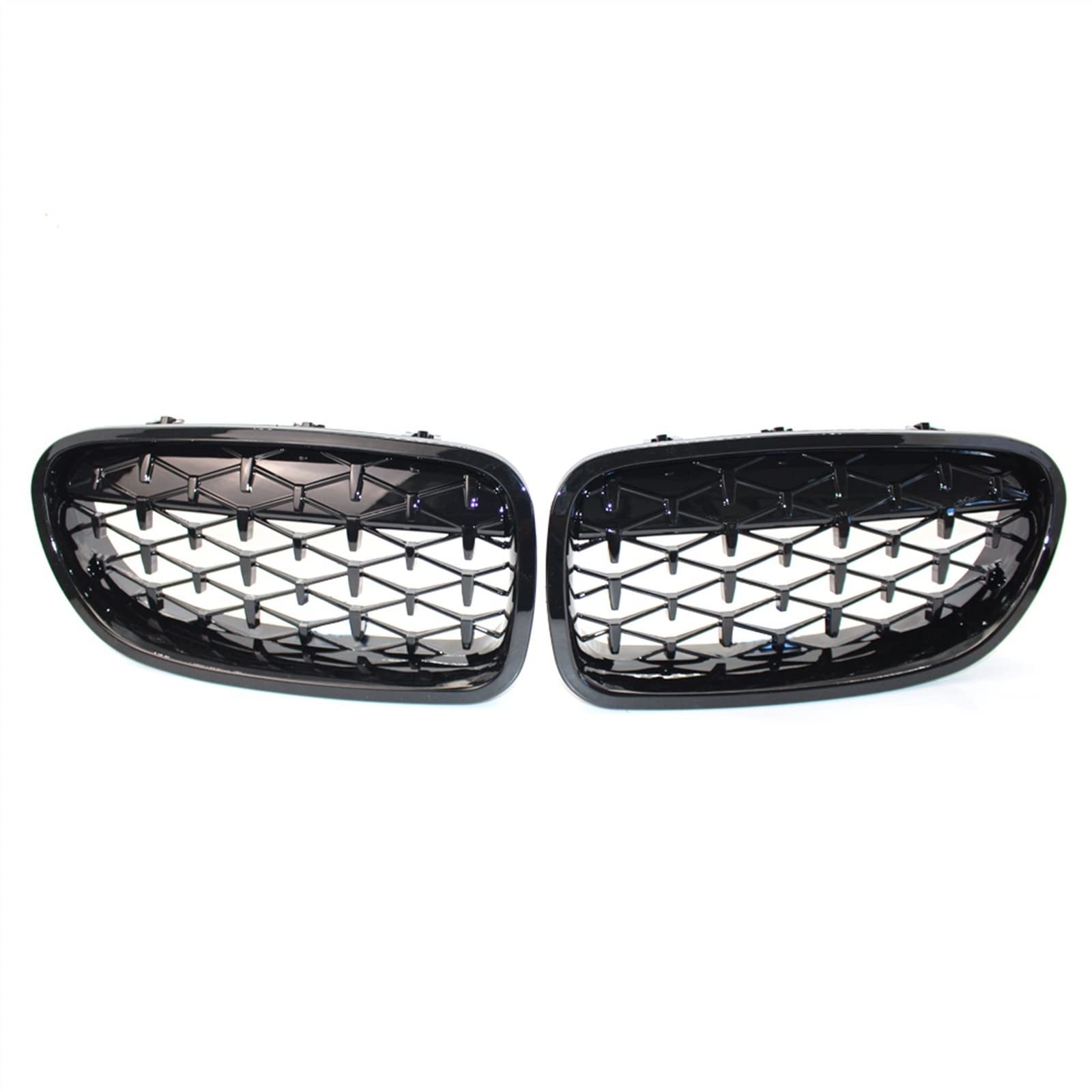 TATARENGS Kühlergrille Kompatibel Mit F10 F11 2010 2011 2012 2013 2014 Obere Kühlergrillabdeckung des Autos, Vordere Nierengitter, Lufteinlassgrill, Stoßfängerhaube(Full Black) von TATARENGS