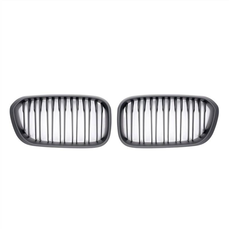 TATARENGS Kühlergrille Kompatibel Mit F20 F21 1er 2015 2016 2017 2018 Auto Lufteinlass Grill Front Nierengitter Lufteinlass Grill Stoßstange Haube(Matte Black) von TATARENGS