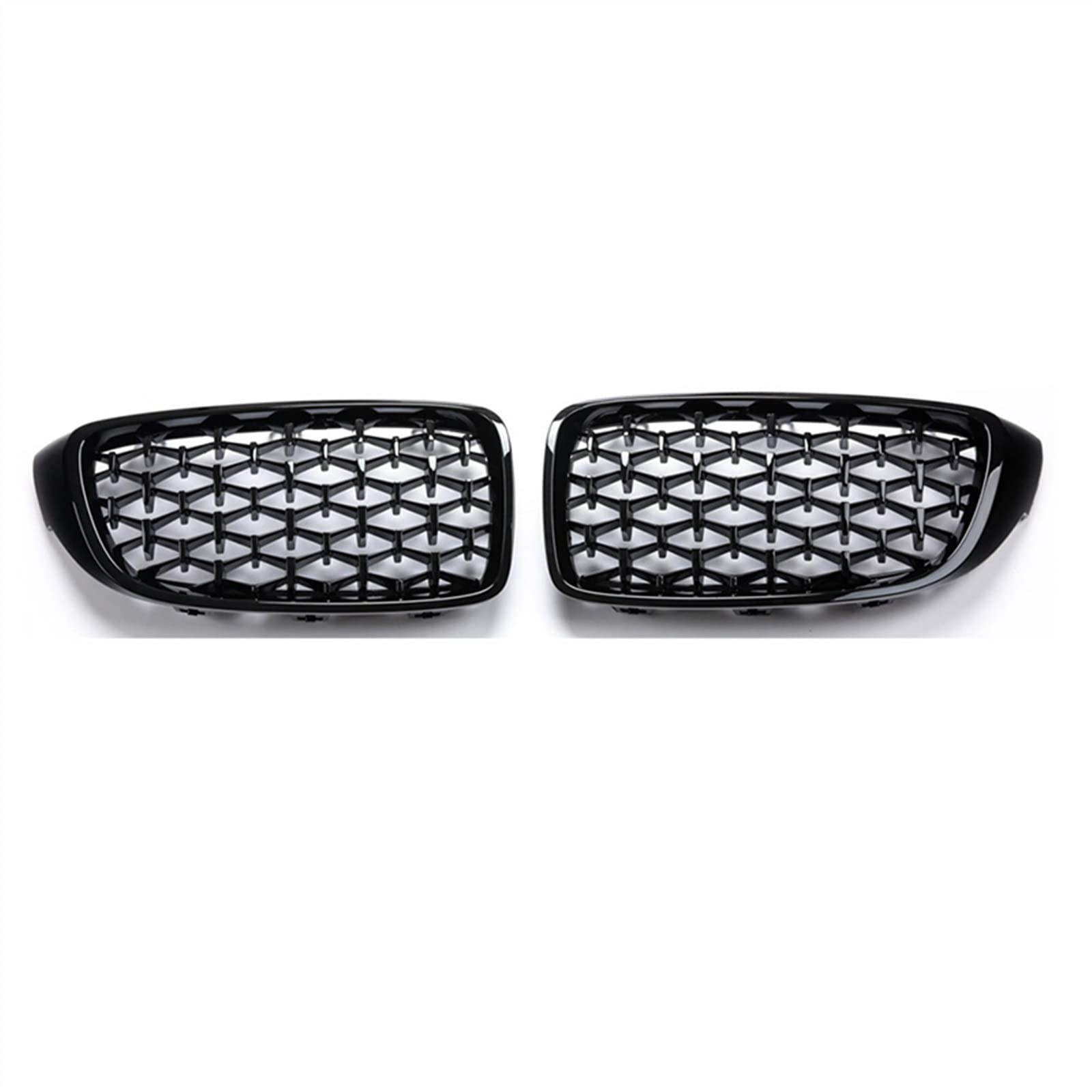 TATARENGS Kühlergrille Kompatibel Mit F32 F33 F36 F82 F83 M3 M4 2014 2015 2016 2017 2018 2019 2020 Auto Snap-on Front Nierengitter Obere Grillabdeckung(Gloss Black) von TATARENGS