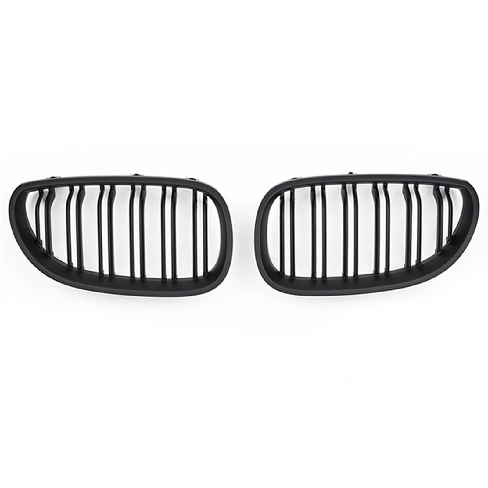 TATARENGS Kühlergrille Kompatibel Mit M5 E60 E61 2003 2004 2005 2006 2007 2008 2009 2010 Auto Snap-on Front Nierengitter Stoßstange Haube Lufteinlass Grill(Matte Black) von TATARENGS