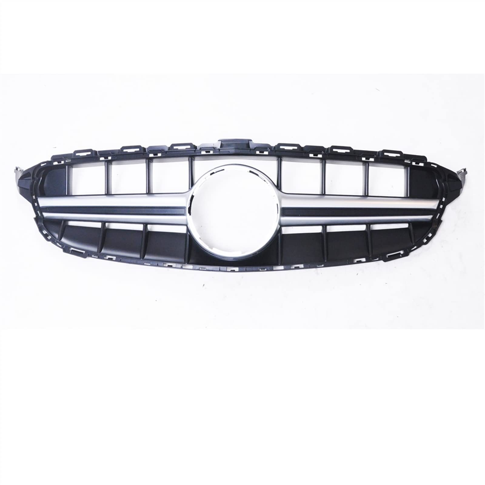 TATARENGS Kühlergrille Kompatibel Mit Mercedes Für Benz Für W205 C250 C300 2014 2015 2016 2017 2018 Mesh-Kühler Auto Obere Stoßstange Haube Lüftungsgitter Frontgrill von TATARENGS