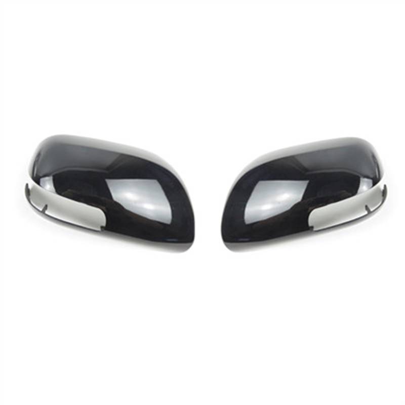 TATARENGS Spiegelkappe Kompatibel Mit Toyota Für Camry 2006–2011 Für Vios 2008–2013. Auto-Rückspiegelgehäuse, Flügelspiegel-Shell-Trim-Abdeckkappe 87915–06905(Black,1 Pair) von TATARENGS