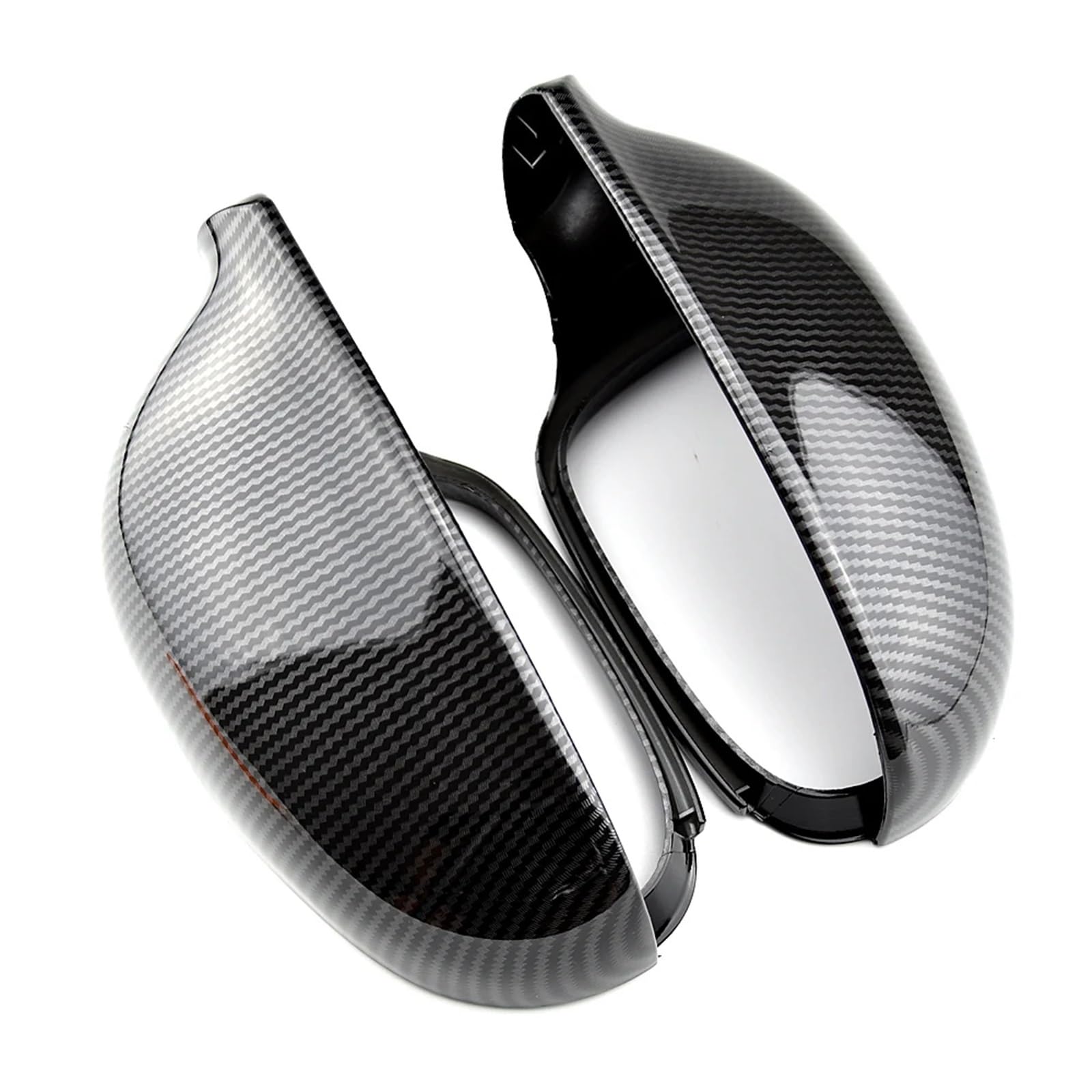 TATARENGS Spiegelkappe Kompatibel Mit VW Für Passat B5.5-Type 3bg 2001–2005 Für Sharan 2003–2010 Spiegelabdeckung Rückspiegelkappe Für Außenspiegelabdeckungen(Carbon Fiber) von TATARENGS