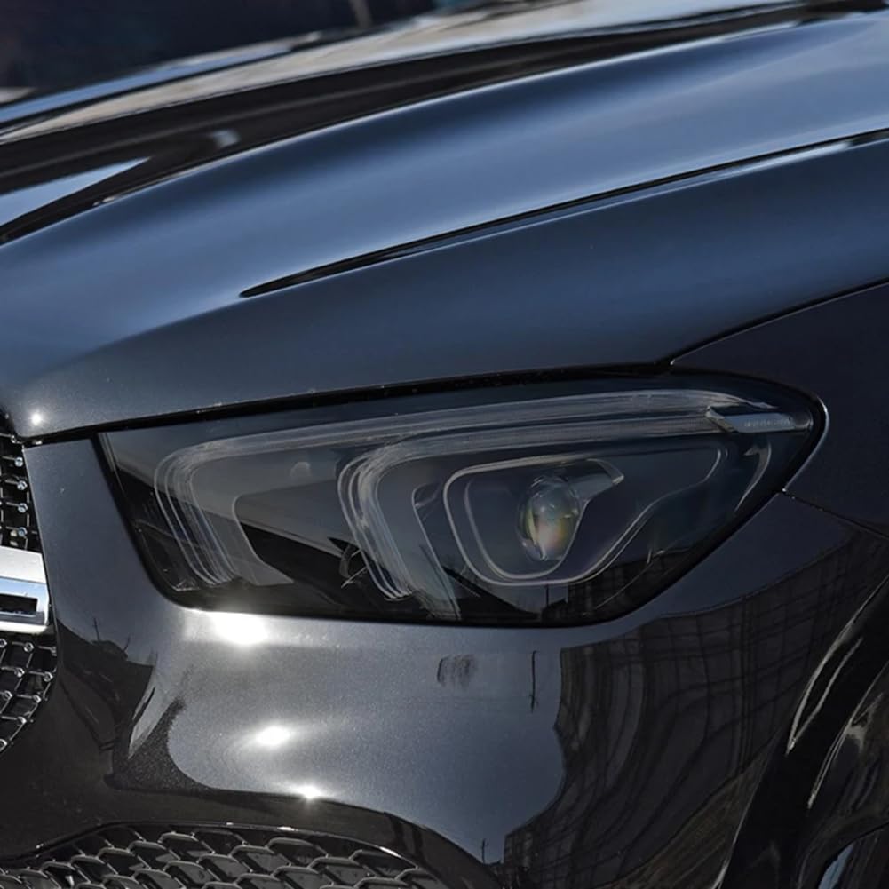 Autoscheinwerfer Schutzfolie Rücklicht Transparent Schwarz TPU Aufkleber, Für Mercedes Benz, Für GLE Klasse, Für SUV W167 2020, Für AMG Zubehör von TATITZRO