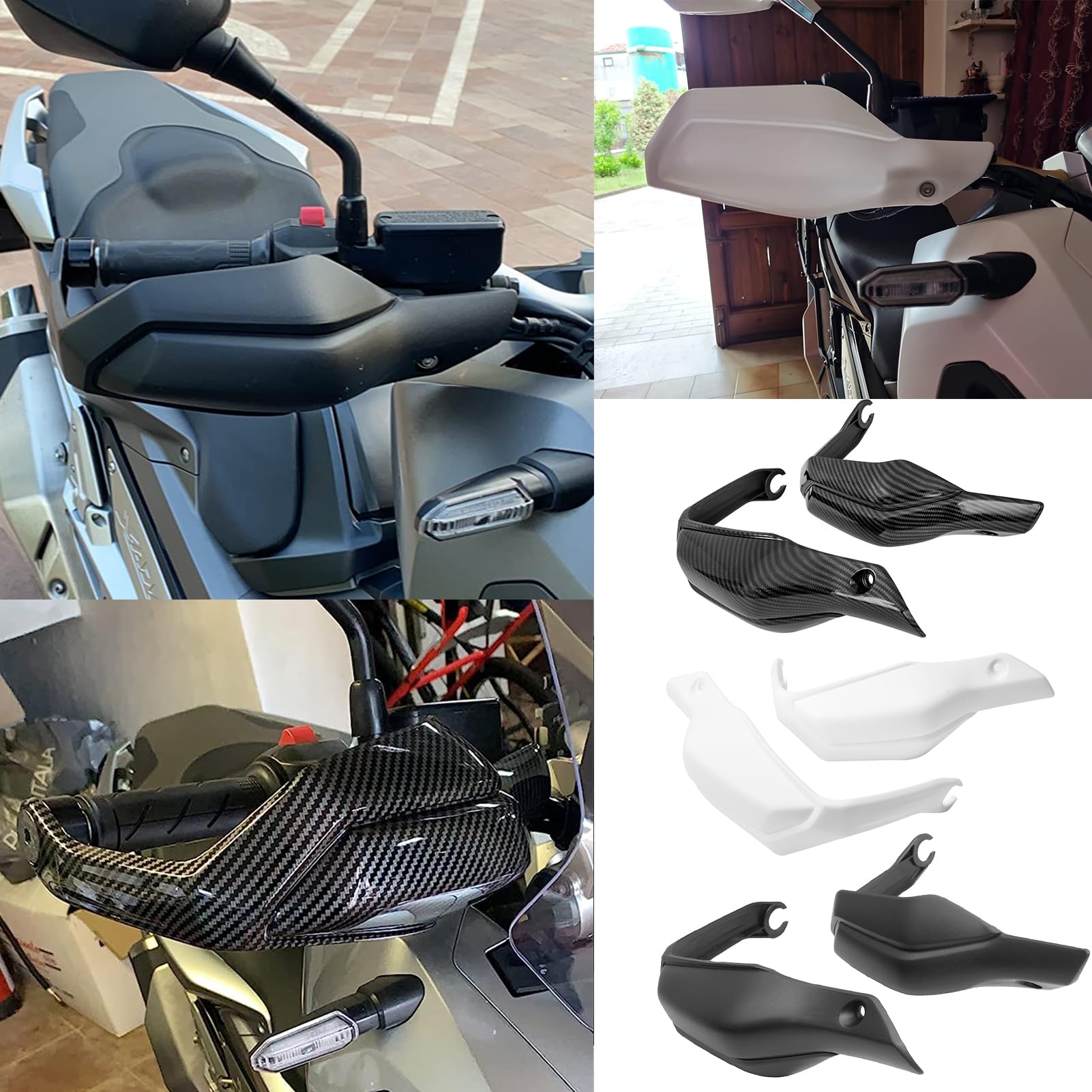 Motorrad-Lenker-Handschutz, winddichter Brems- und Kupplungshebelschutz, kompatibel mit Ho-nda XAD750 X-ADV750 X ADV750 XADV X-ADV X ADV 750 2017 2018 2019 2020 2021 (Schwarz) von TAZGANTAX