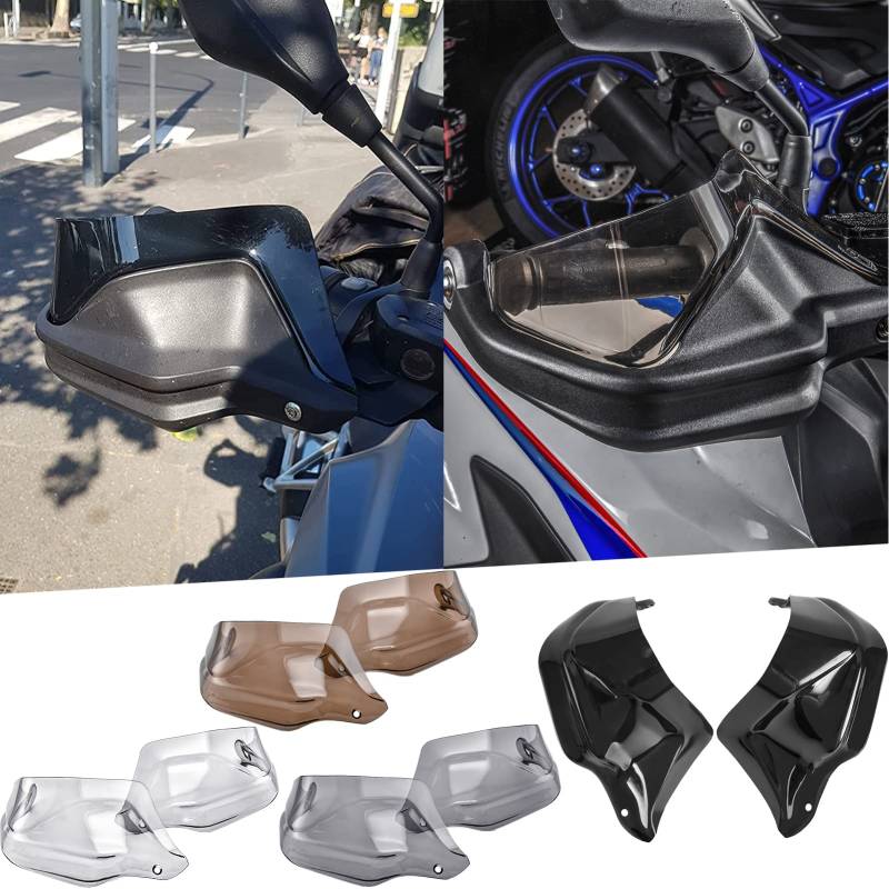 Motorrad-Lenker-Handschutz, winddichter Schutz, passend für B.M.W G310GS G310R F800GS R1200GS R1250GS ADV G 310 GS G 310 R F 800 GS R 1200 GS R 1250 GS Adventure (Klar) von TAZGANTAX