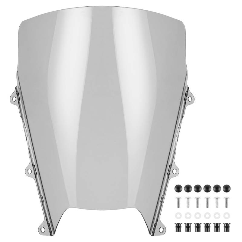 TAZGANTAX Motorrad Windschutzscheibe Frontverkleidung Deflektor für SU- GSX-8R 2023 2024, Morden Sport Windschutz Fliegenschutz (klar) von TAZGANTAX