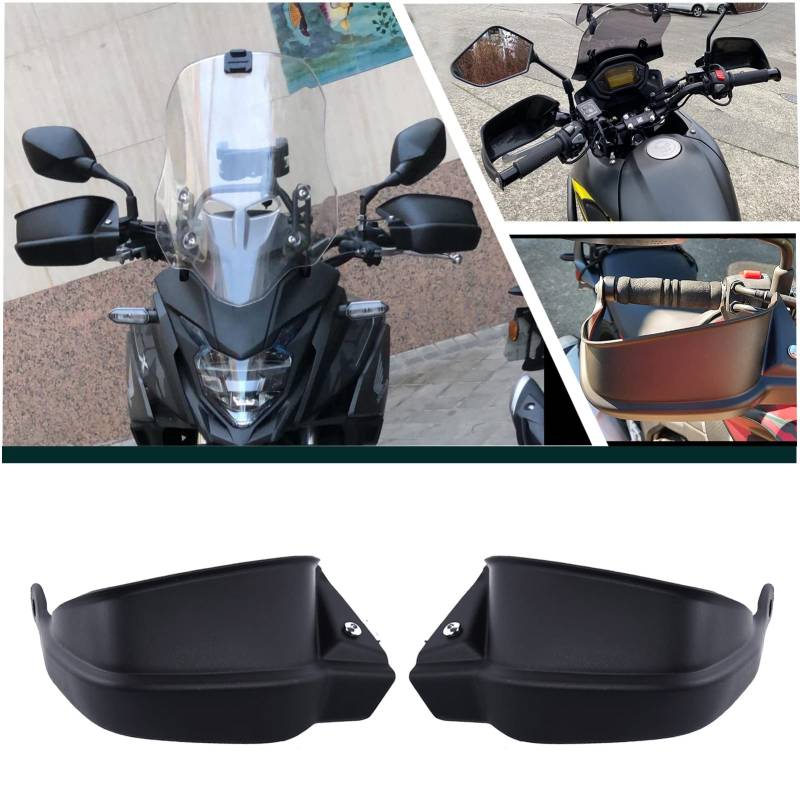 TAZGANTAX Schwarz Motorrad Handschutz Wind Kälteschutz Kompatibel mit CB500X CB500F CB 500 X CB 500 F CB 500X CB 500F 2013 2014 2015 2016 2017 2018 2019 2020 2021 2022 von TAZGANTAX