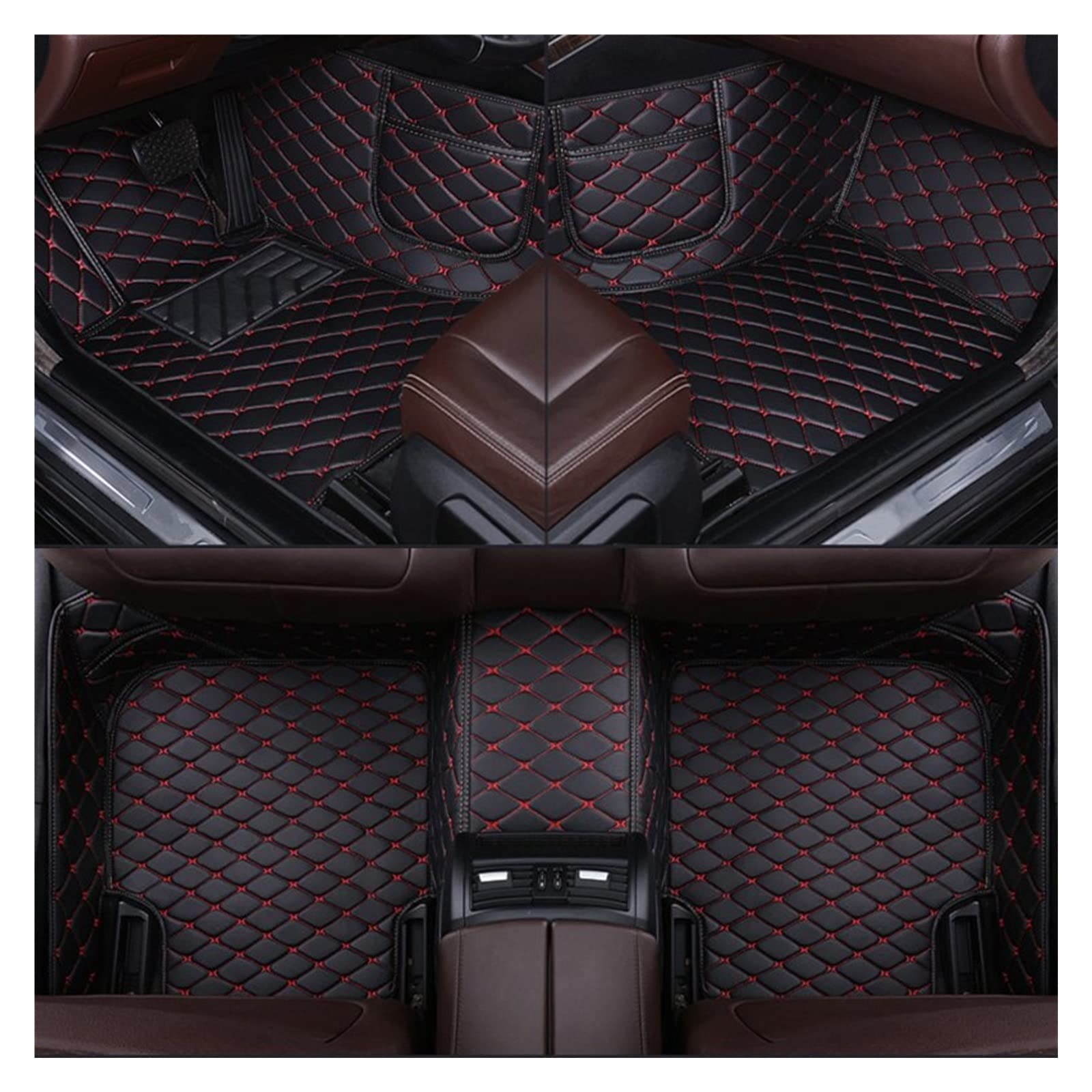 Volldeckung Automatten Zubehör Mit Handytasche Für Bentley Bentayga 5 Seat 2015-2020 Anpassen Auto Fußmatten Set(C) von TAZYMKSD