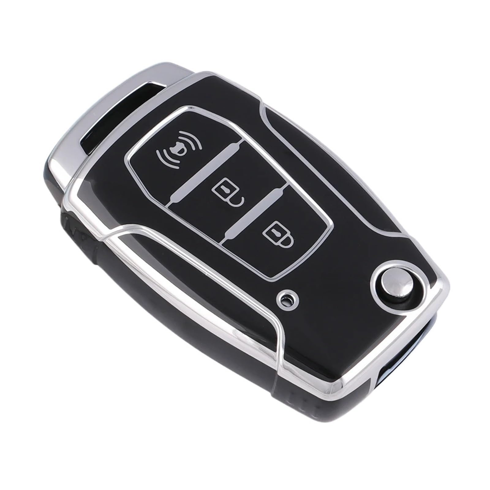 Autoschlüssel Hülle Cover Für SsangYong Für Kyron Für 2 Für Sanka Für Actyon Für Korando Für Tivoli TPU Auto Flip Key Case Shell Fob Schlüsselhülle Cover(1) von TAdibu